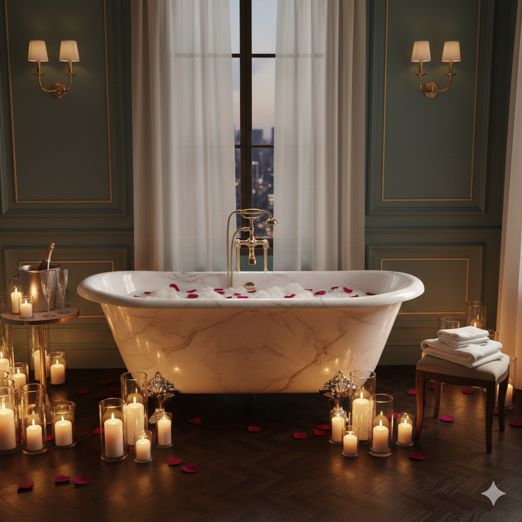 романтическая обстановка сосвечами